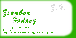 zsombor hodasz business card